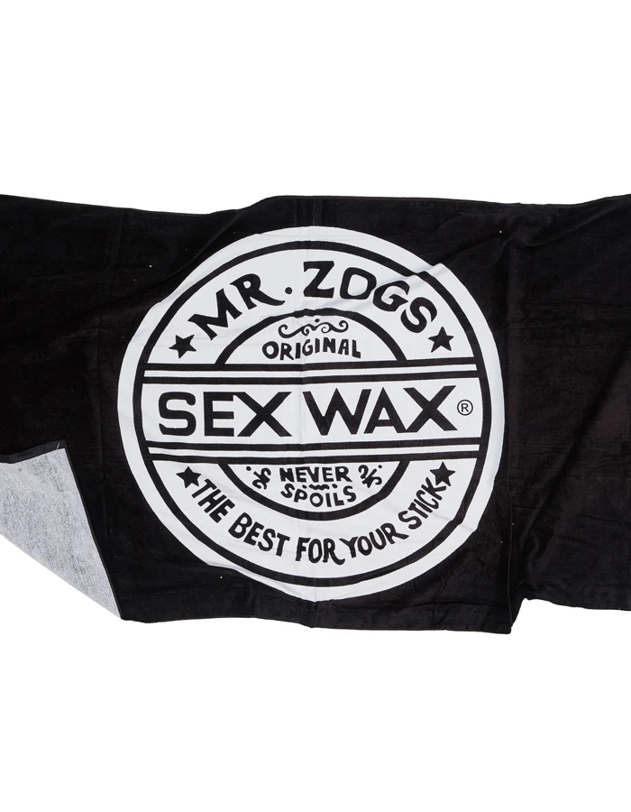 SEXWAX BEACH TOWEL BLACK XL - Image 2