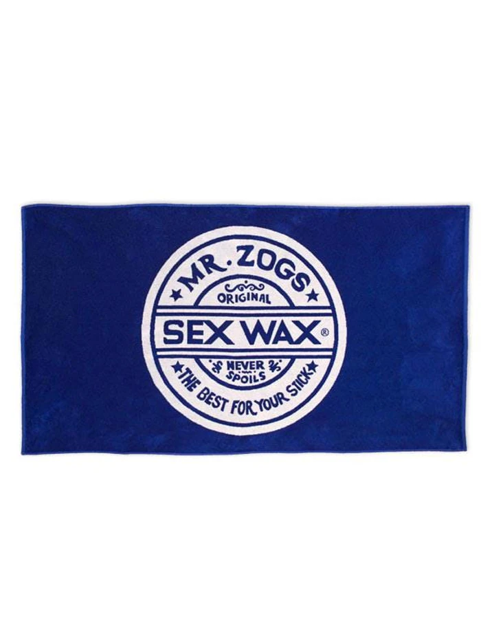 SEX WAX BEACH TOWEL BLUE XL - Image 2