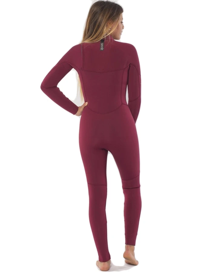 SISSTREVOLUTION SEVEN SEAS 5/4 CHEST FULL WETSUIT WINE - Image 3