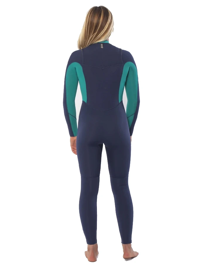 SISSTREVOLUTION SEVEN SEAS YOUTH 4/3 CHEST FULL WETSUIT STRONG BLUE - Image 3