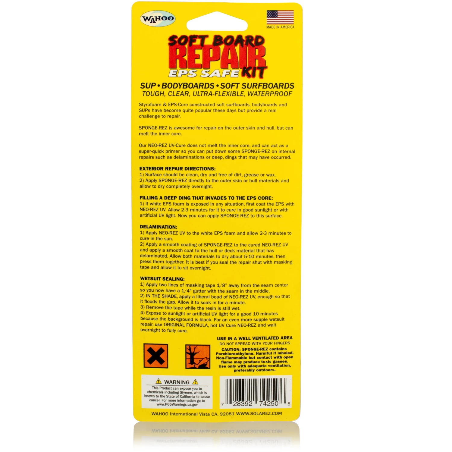 SOLAREZ SPONGE-REZ SOFT BOARD REPAIR KIT 1 FL.OZ - Image 3