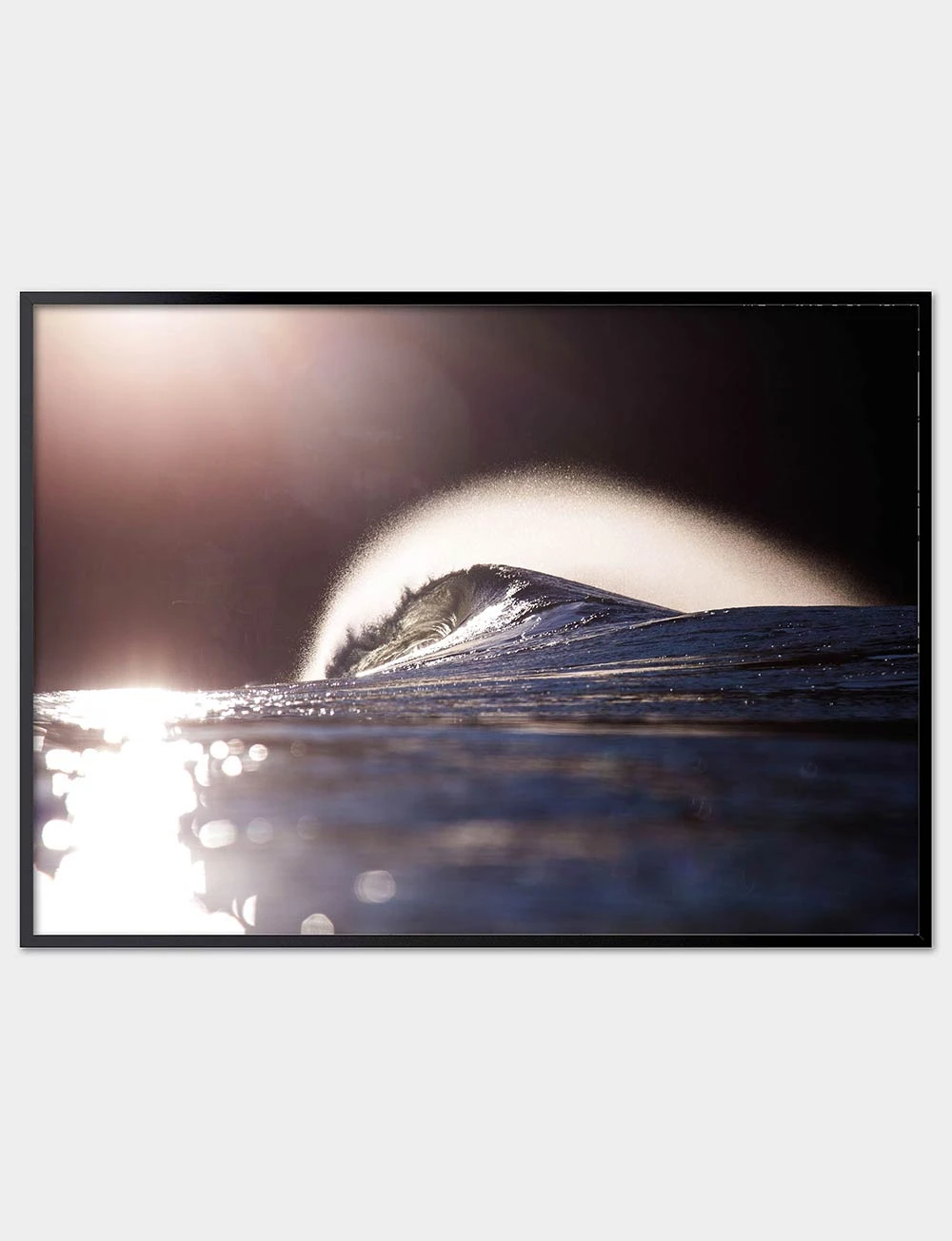 SUN RISING SURF PHOTO PRINT