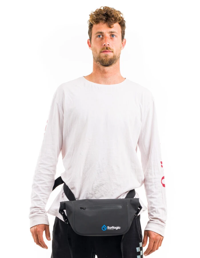 SURFLOGIC WATERPROOF DRY WAIST PACK 2L BLACK - Image 4