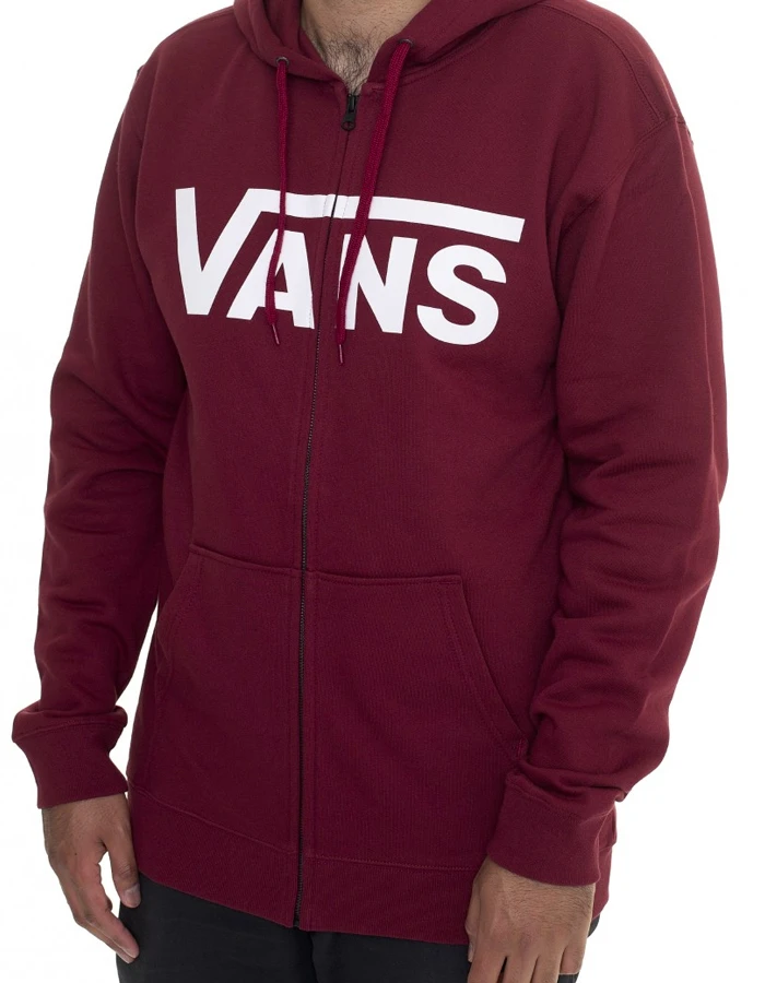 VANS CLASSIC ZIP HOODIE POMEGRANATE - Image 2