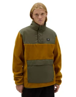 VANS MAMMOTH PULLOVER BROWN GREEN