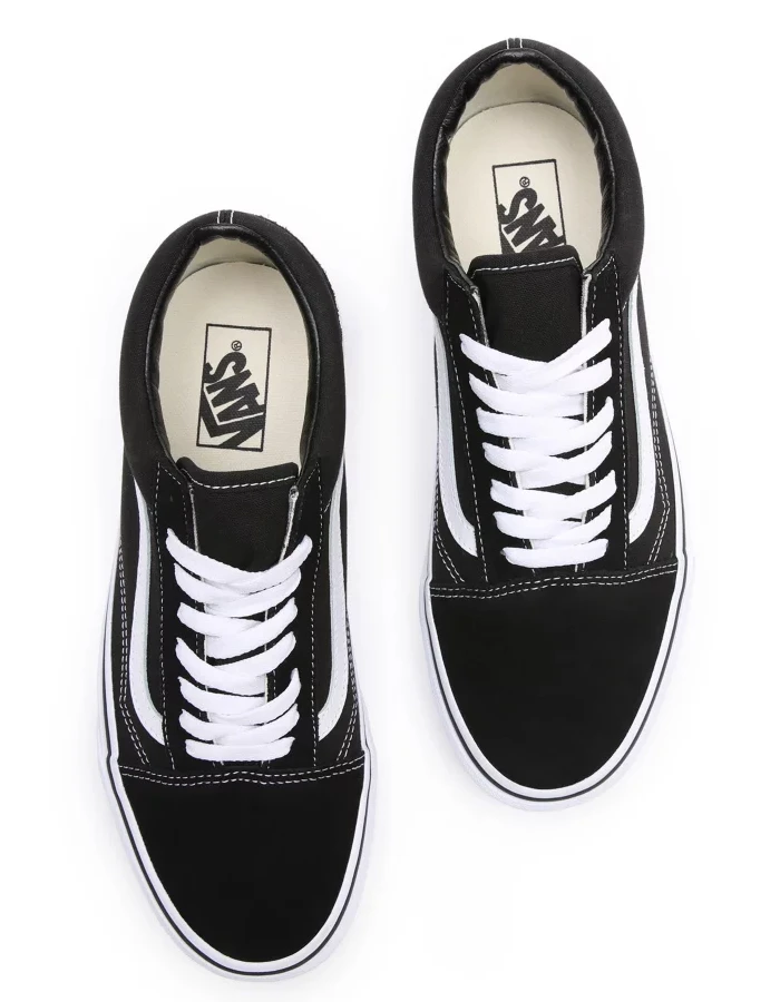 VANS OLD SKOOL SHOES BLACK WHITE - Image 3