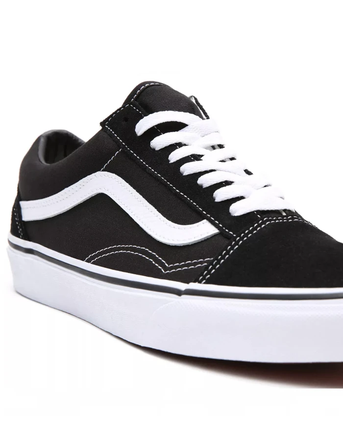 VANS OLD SKOOL SHOES BLACK WHITE - Image 5