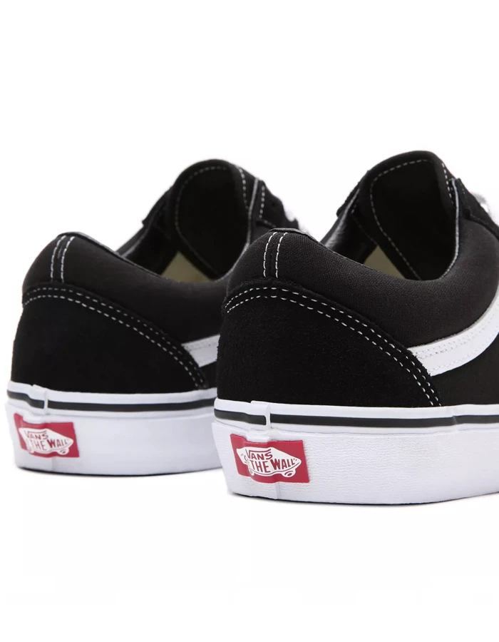VANS OLD SKOOL SHOES BLACK WHITE - Image 6