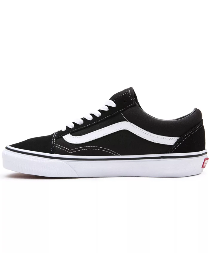 VANS OLD SKOOL SHOES BLACK WHITE - Image 8