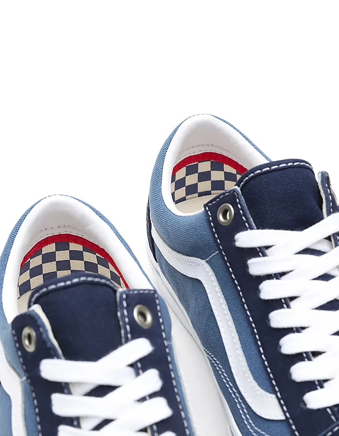 VANS SKATE OLD SKOOL SHOES BLUE NAVY - Image 5