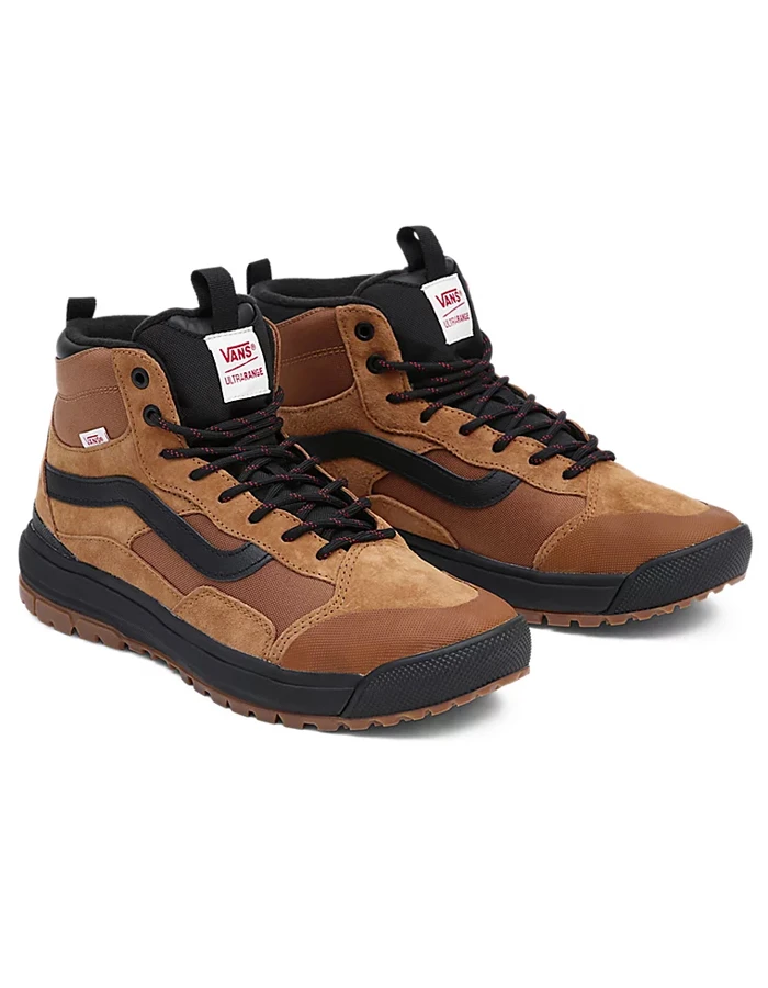 VANS ULTRARANGE EXO HI MTE-1 SHOES BROWN ORANGE - Image 2