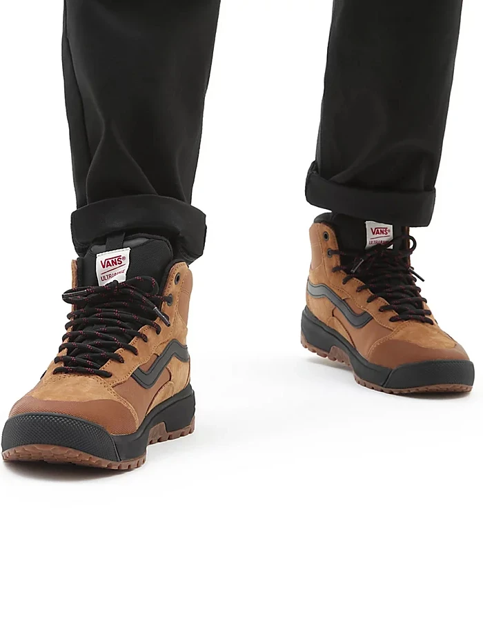VANS ULTRARANGE EXO HI MTE-1 SHOES BROWN ORANGE - Image 4