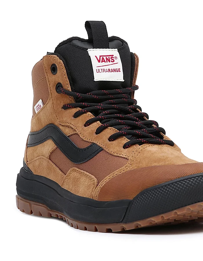 VANS ULTRARANGE EXO HI MTE-1 SHOES BROWN ORANGE - Image 8