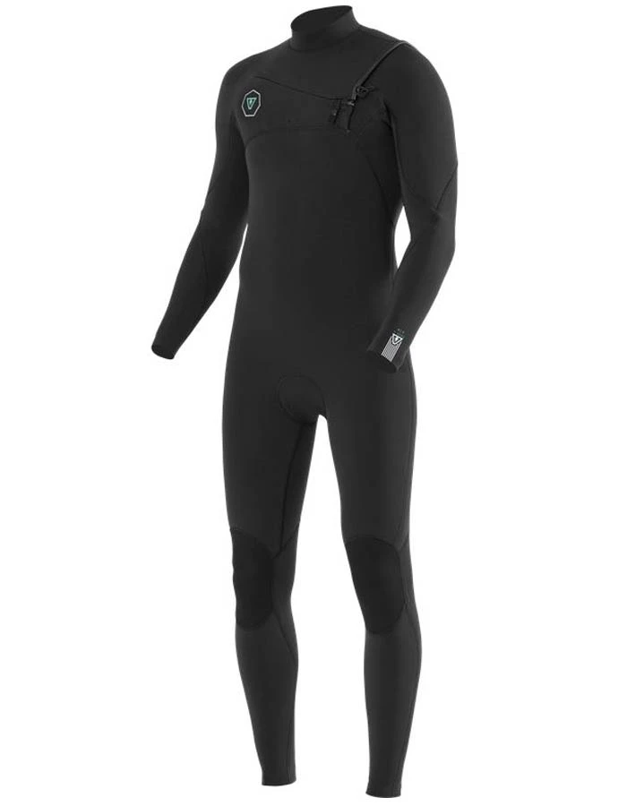 VISSLA 7 SEAS 4/3 FULL SUIT CHEST ZIP BLACK