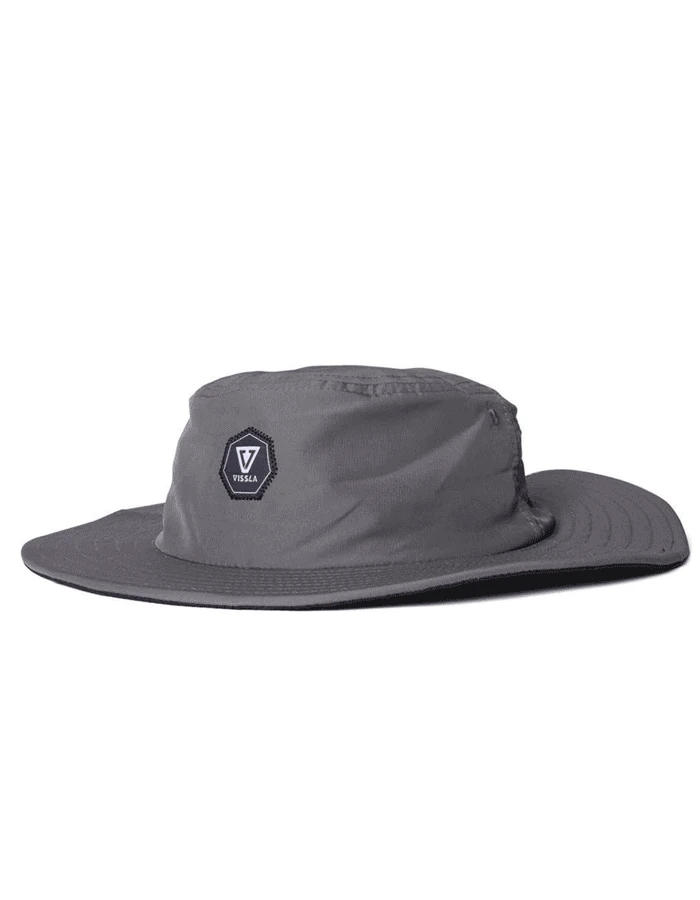VISSLA STOKE'M ECO BUCKET HAT STEEL