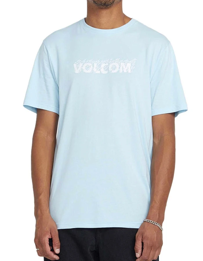VOLCOM FIREFIGHT SHORT SLEEVE TEE MISTY BLUE - Image 2