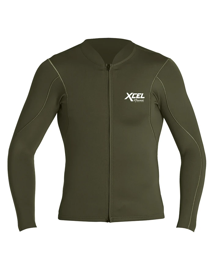 XCEL AXIS LONG SLEEVE FRONT ZIP 1/0.5MM JACKET
